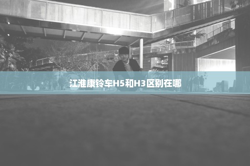 江淮康铃车H5和H3区别在哪