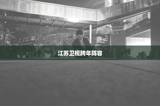 江苏卫视跨年阵容