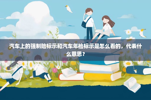 汽车上的强制险标示和汽车年检标示是怎么看的，代表什么意思？