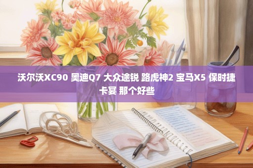 沃尔沃XC90 奥迪Q7 大众途锐 路虎神2 宝马X5 保时捷卡宴 那个好些