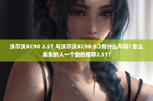 沃尔沃XC90 2.5T 与沃尔沃XC90 3.2有什么不同? 怎么卖车的人一个劲的推荐2.5T?