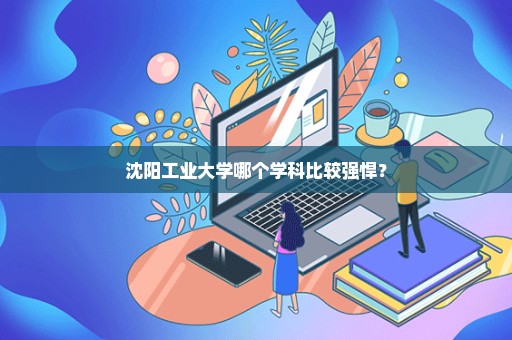 沈阳工业大学哪个学科比较强悍？