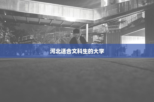 河北适合文科生的大学