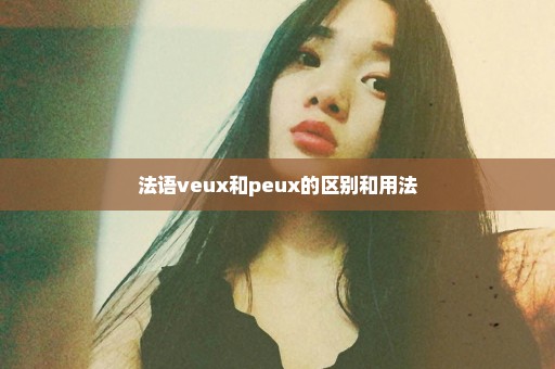 法语veux和peux的区别和用法