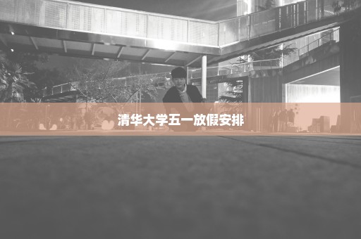 清华大学五一放假安排