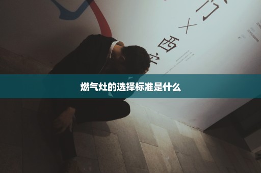 燃气灶的选择标准是什么