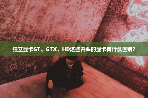 独立显卡GT、GTX、HD这些开头的显卡有什么区别？