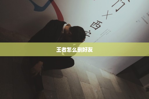 王者怎么删好友