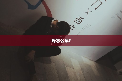 璋怎么读?