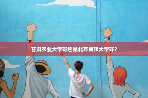 甘肃农业大学好还是北方民族大学好？