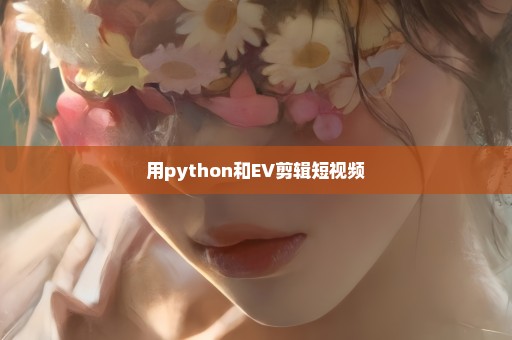 用python和EV剪辑短视频