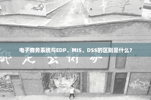 电子商务系统与EDP、MIS、DSS的区别是什么？