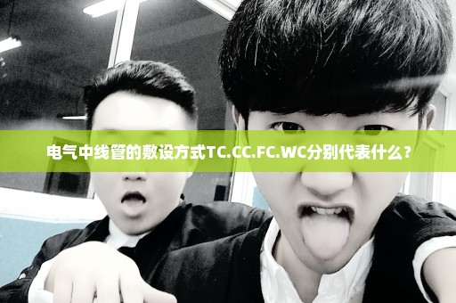 电气中线管的敷设方式TC.CC.FC.WC分别代表什么？