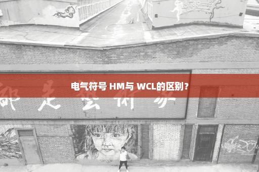 电气符号+HM与+WCL的区别？