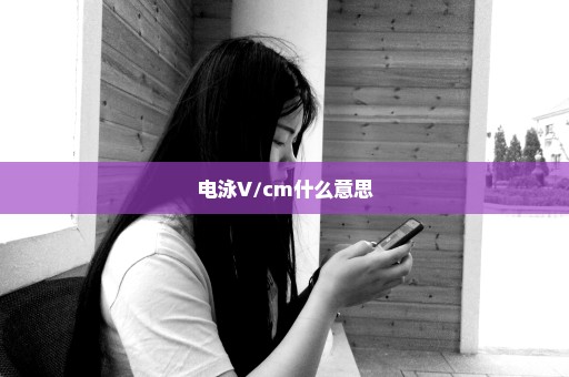 电泳V/cm什么意思