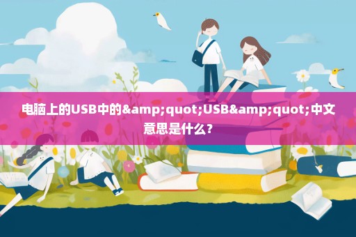 电脑上的USB中的"USB"中文意思是什么？