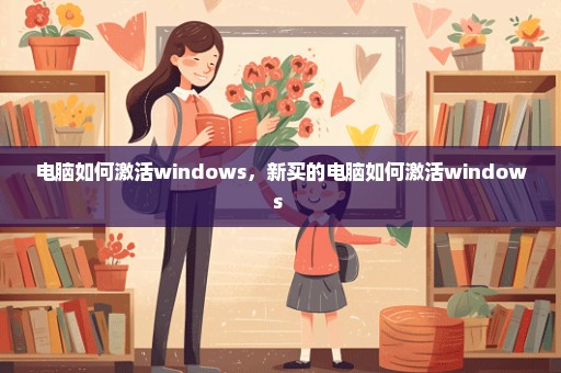 电脑如何激活windows，新买的电脑如何激活windows 