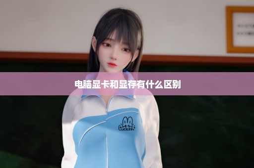 电脑显卡和显存有什么区别