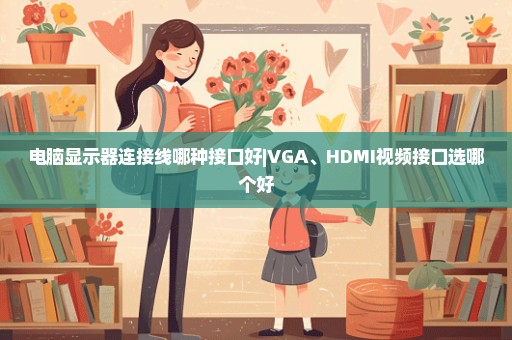 电脑显示器连接线哪种接口好|VGA、HDMI视频接口选哪个好