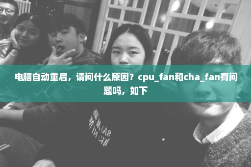 电脑自动重启，请问什么原因？cpu_fan和cha_fan有问题吗，如下