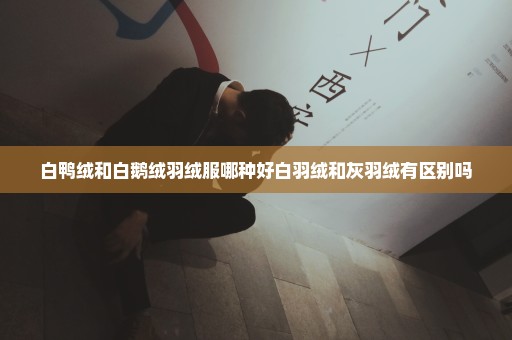 白鸭绒和白鹅绒羽绒服哪种好白羽绒和灰羽绒有区别吗