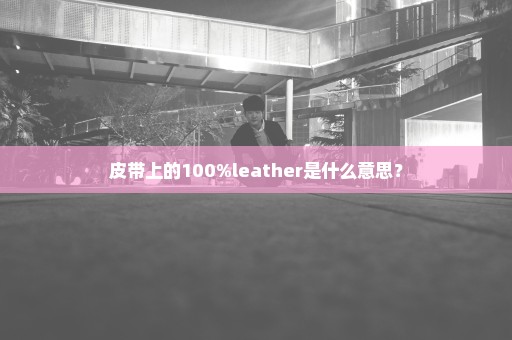 皮带上的100%leather是什么意思？