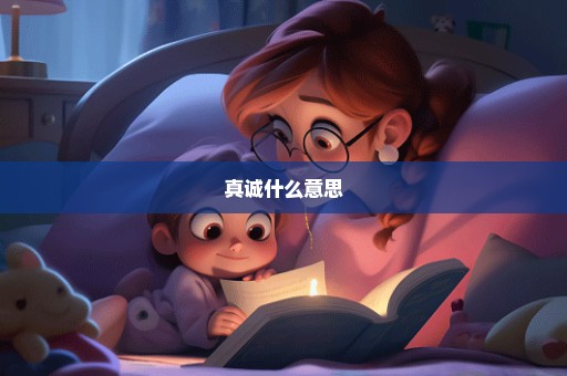 真诚什么意思