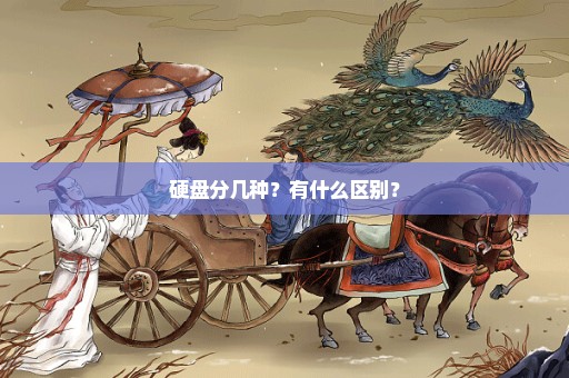 硬盘分几种？有什么区别？