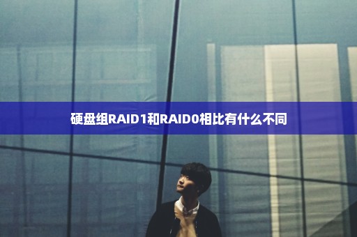 硬盘组RAID1和RAID0相比有什么不同