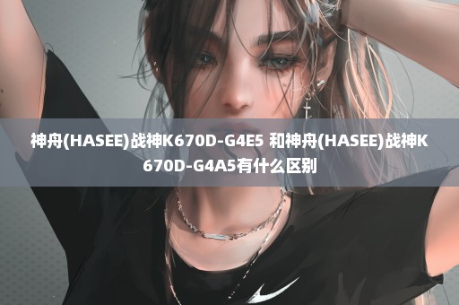 神舟(HASEE)战神K670D-G4E5 和神舟(HASEE)战神K670D-G4A5有什么区别