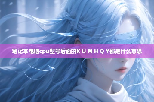 笔记本电脑cpu型号后面的K U M H Q Y都是什么意思