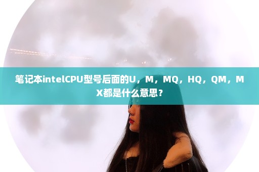 笔记本intelCPU型号后面的U，M，MQ，HQ，QM，MX都是什么意思？