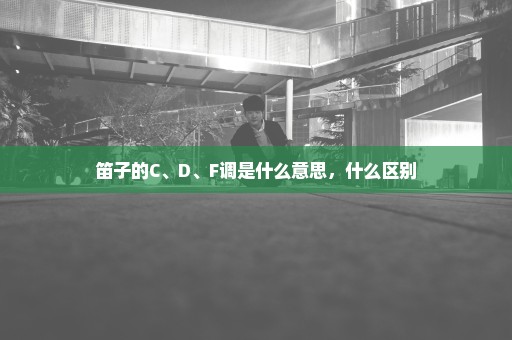 笛子的C、D、F调是什么意思，什么区别