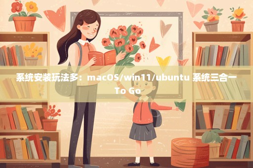 系统安装玩法多：macOS/win11/ubuntu 系统三合一 To Go