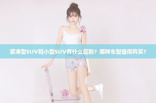 紧凑型SUV和小型SUV有什么区别？哪种车型值得购买？