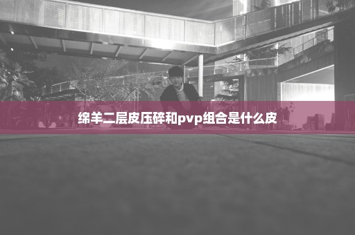 绵羊二层皮压碎和pvp组合是什么皮