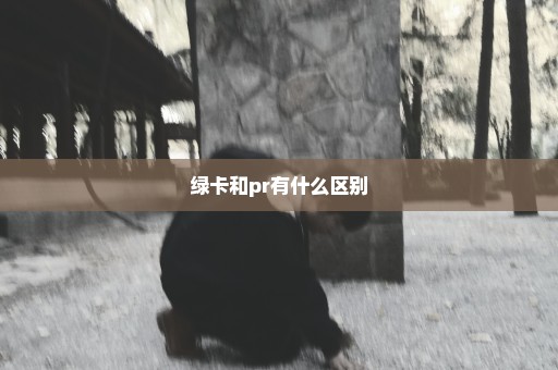 绿卡和pr有什么区别