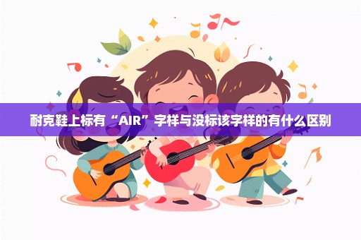 耐克鞋上标有“AIR”字样与没标该字样的有什么区别