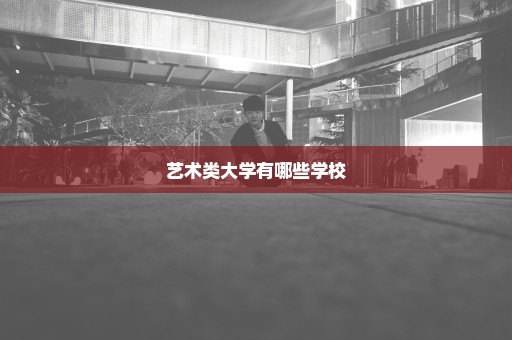 艺术类大学有哪些学校