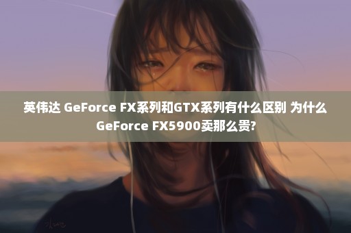 英伟达 GeForce FX系列和GTX系列有什么区别 为什么GeForce FX5900卖那么贵?