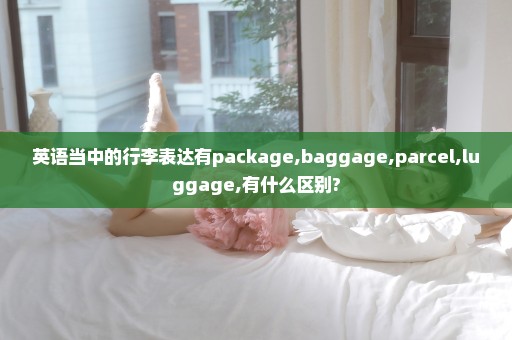 英语当中的行李表达有package,baggage,parcel,luggage,有什么区别?