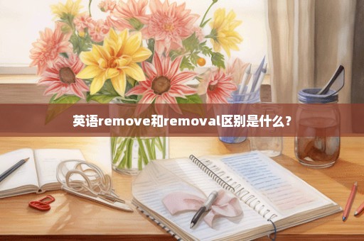 英语remove和removal区别是什么？