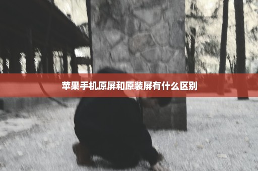 苹果手机原屏和原装屏有什么区别