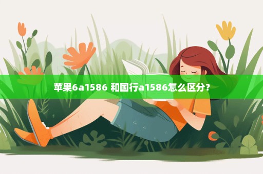 苹果6a1586 和国行a1586怎么区分？