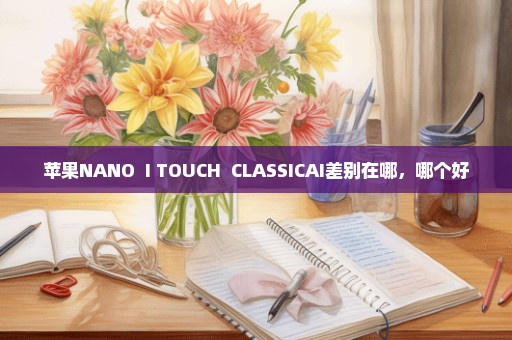 苹果NANO  I TOUCH  CLASSICAI差别在哪，哪个好