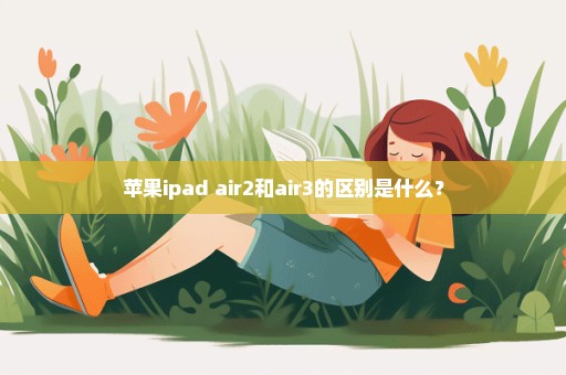 苹果ipad air2和air3的区别是什么？