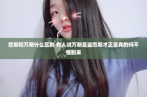 范斯和万斯什么区别 有人说万斯是盗范斯才正是真的吗不懂别来