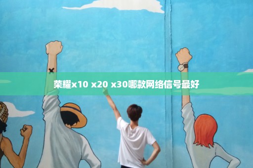 荣耀x10 x20 x30哪款网络信号最好