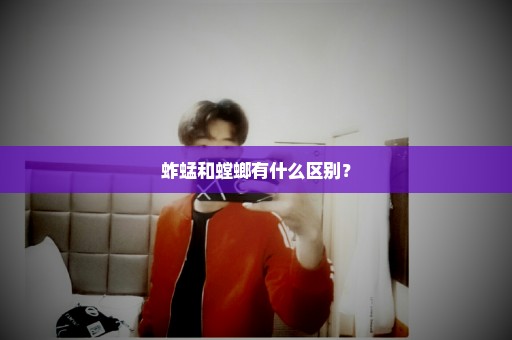 蚱蜢和螳螂有什么区别？