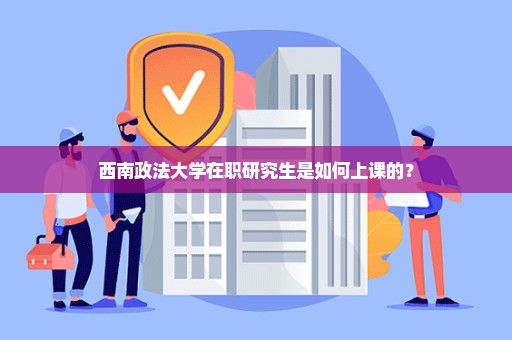 西南政法大学在职研究生是如何上课的？